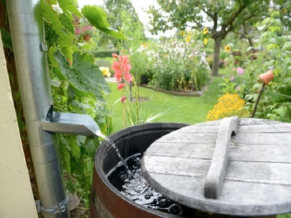 منبع آب برای باغ در فصول مختلف